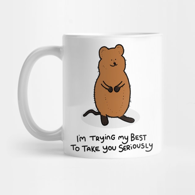 Grumpy Quokka by grumpyanimals